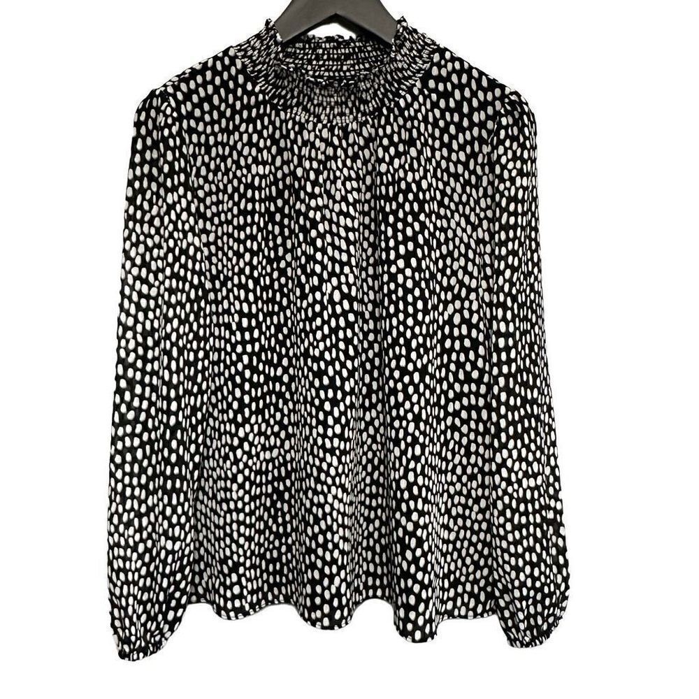J Crew ruffled blouse size small
